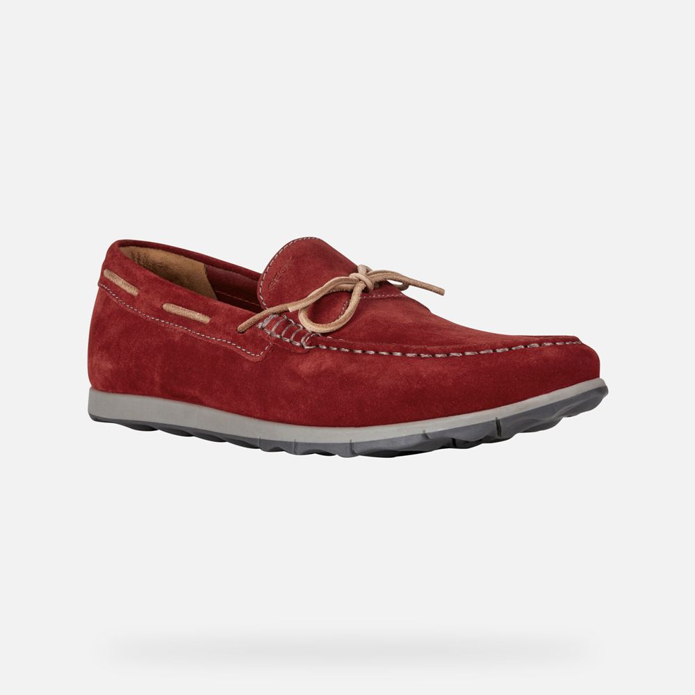 Mocassin Geox Calarossa - Rouge - Homme 214698-ZBU